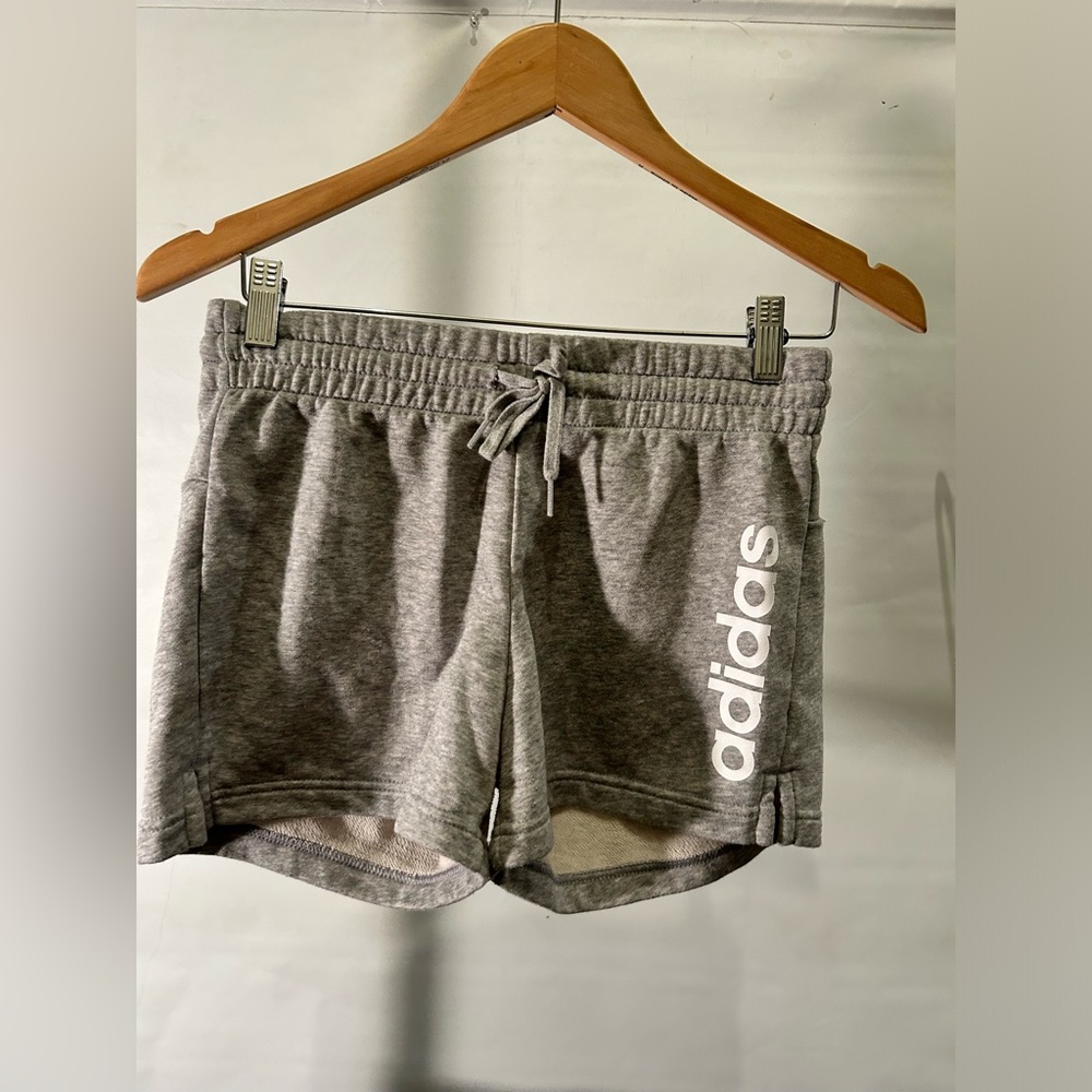 Light grey adidas shorts
